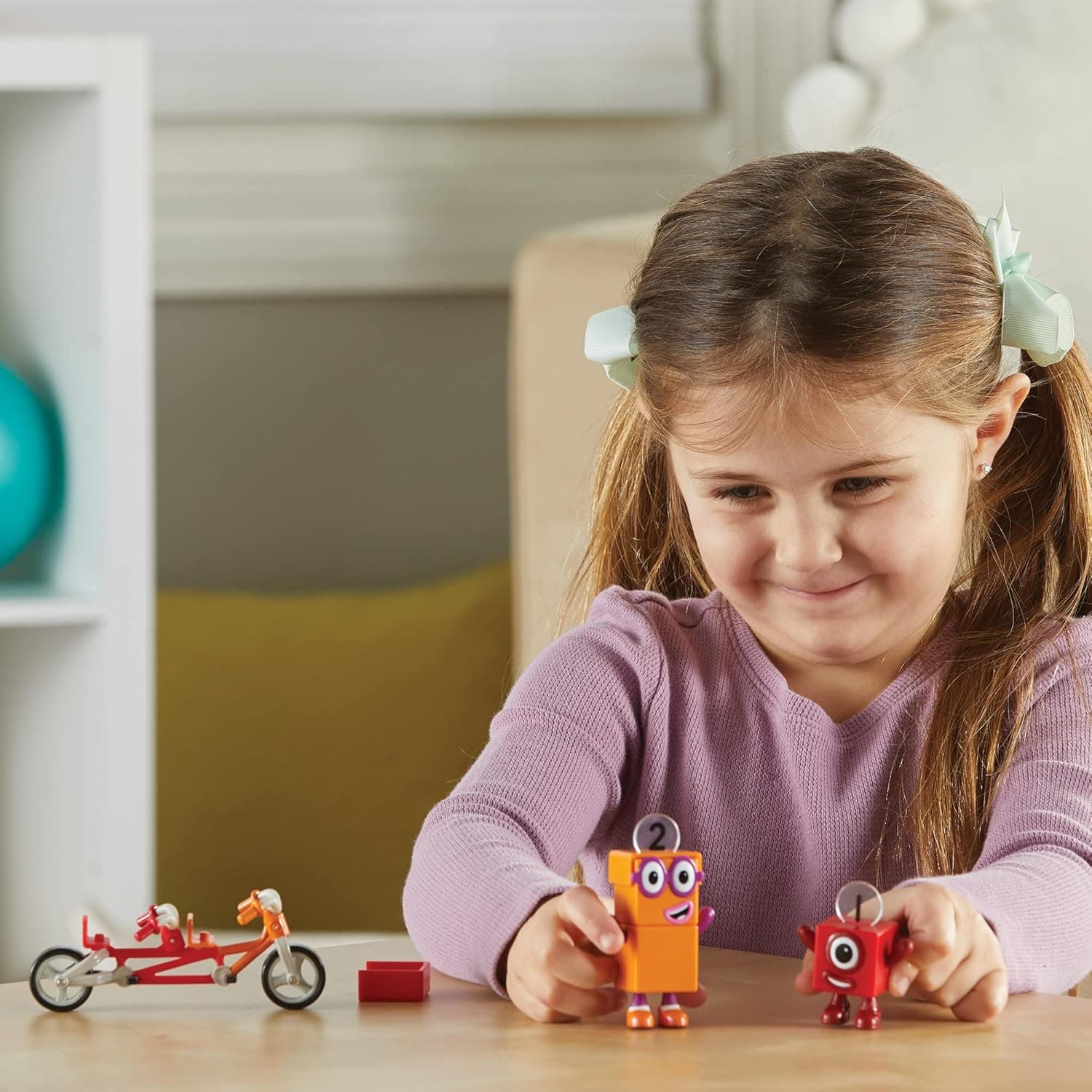 Numberblocks Figuras de Acción, One and Two Bike Adventure miniatura 4