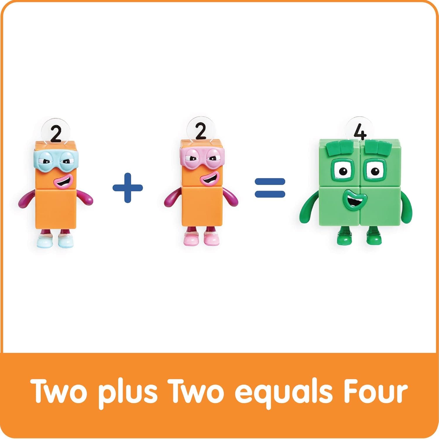 Numberblocks Set de Figuras de Acción, Four and The Terrible Twos miniatura 2