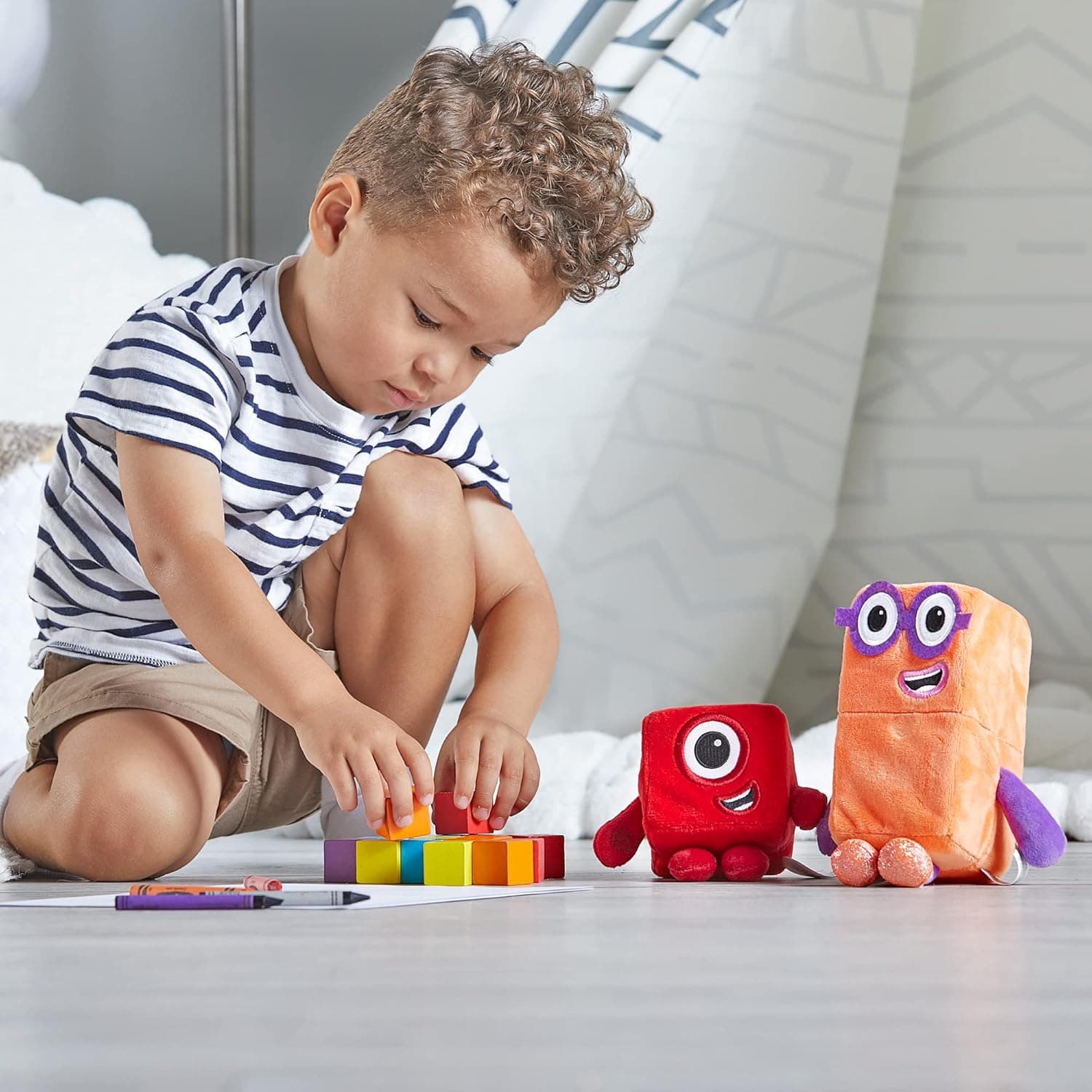 Numberblocks Set de peluche, One & Two miniatura 5
