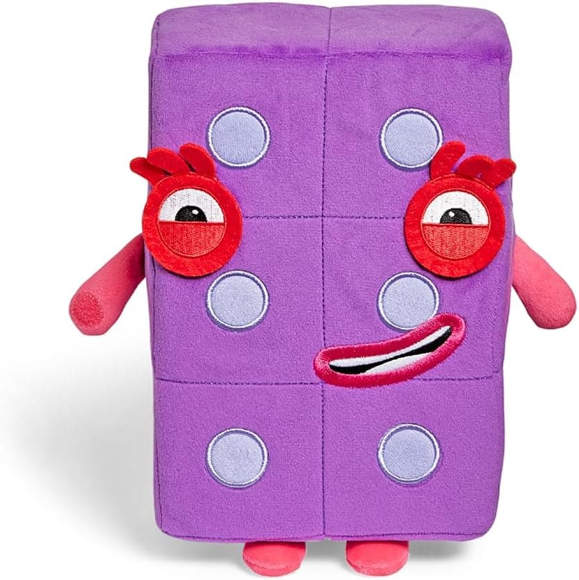 Numberblock Six - Peluche