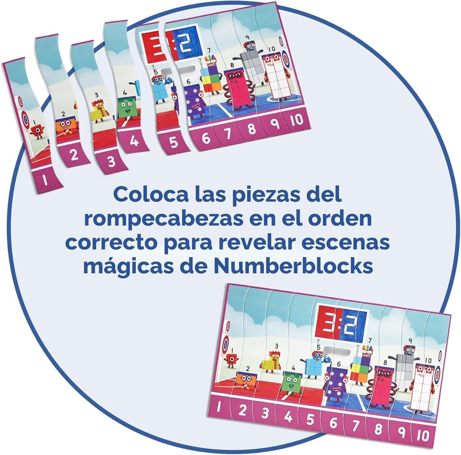 Numberblocks Juego de rompecabezas de secuencia miniatura 2