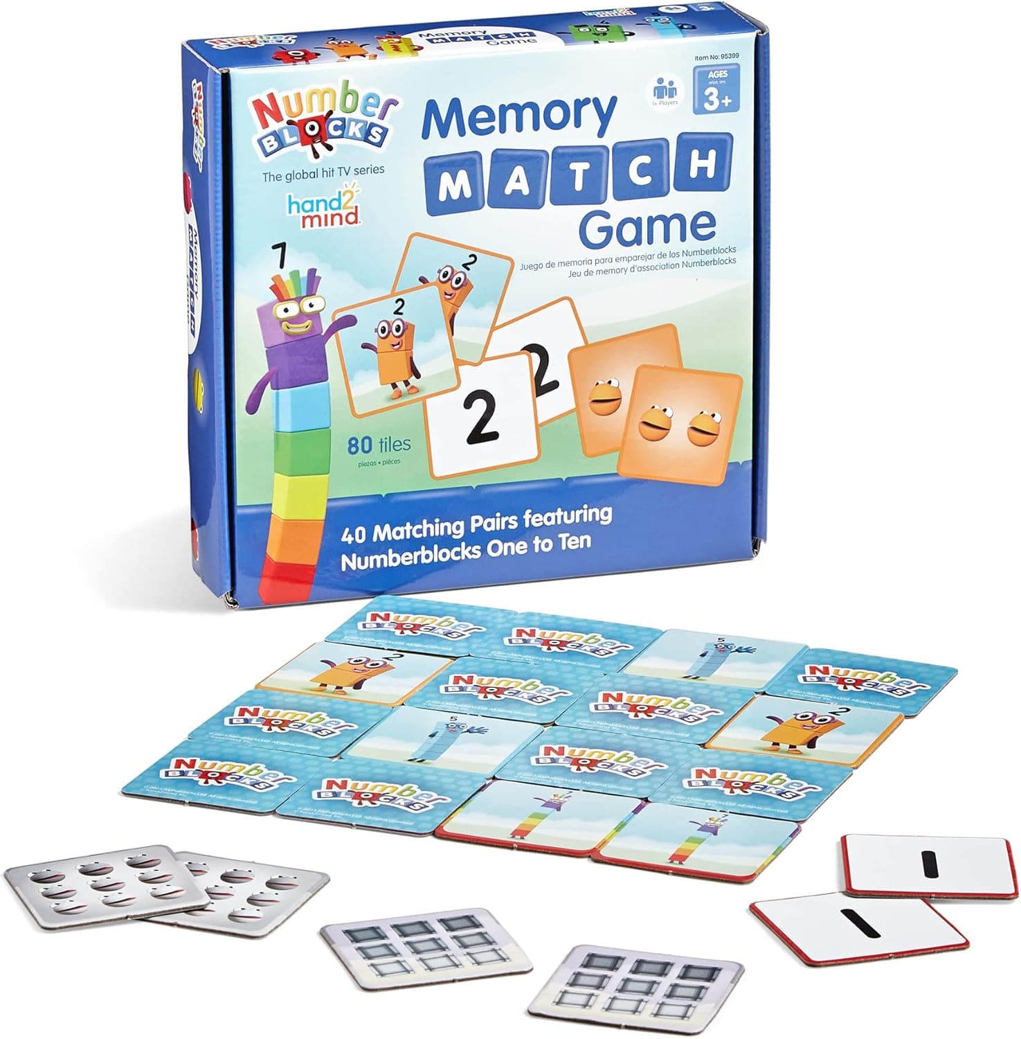 Numberblocks Juego de Cartas de Memoria
