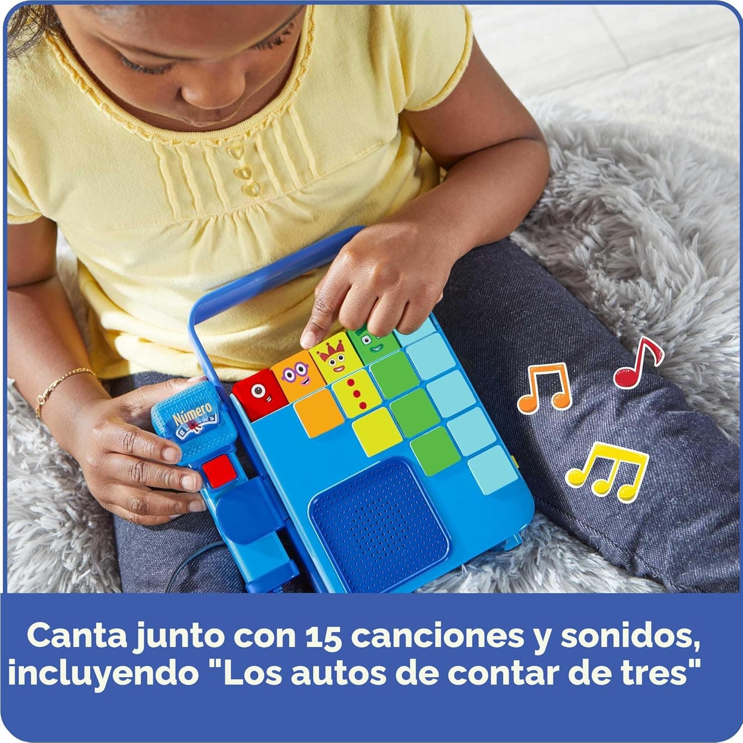 Numberblocks Reproductor de Música para Cantar y Grabar, Micrófono de Karaoke para Niños miniatura 2