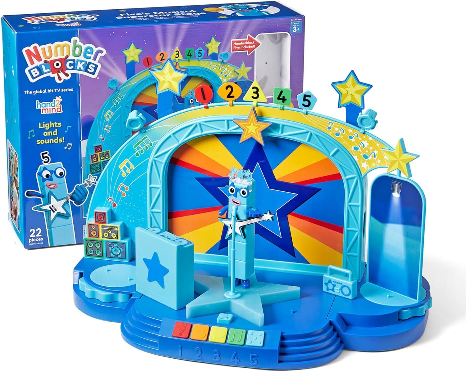 Numberblock Five's Musical Superstar Stage