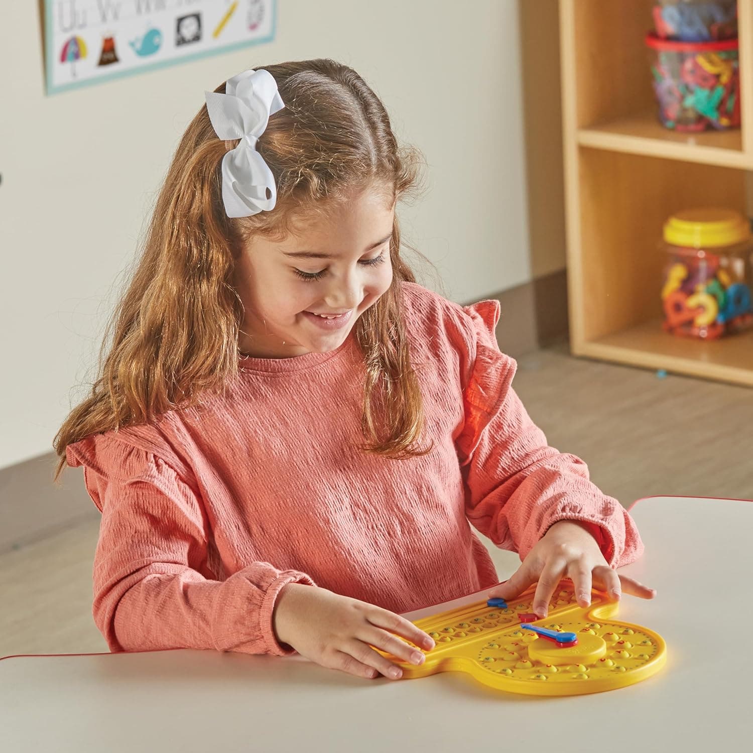 hand2mind NumberLine - Reloj sensorial de burbujas para reventar miniatura 4