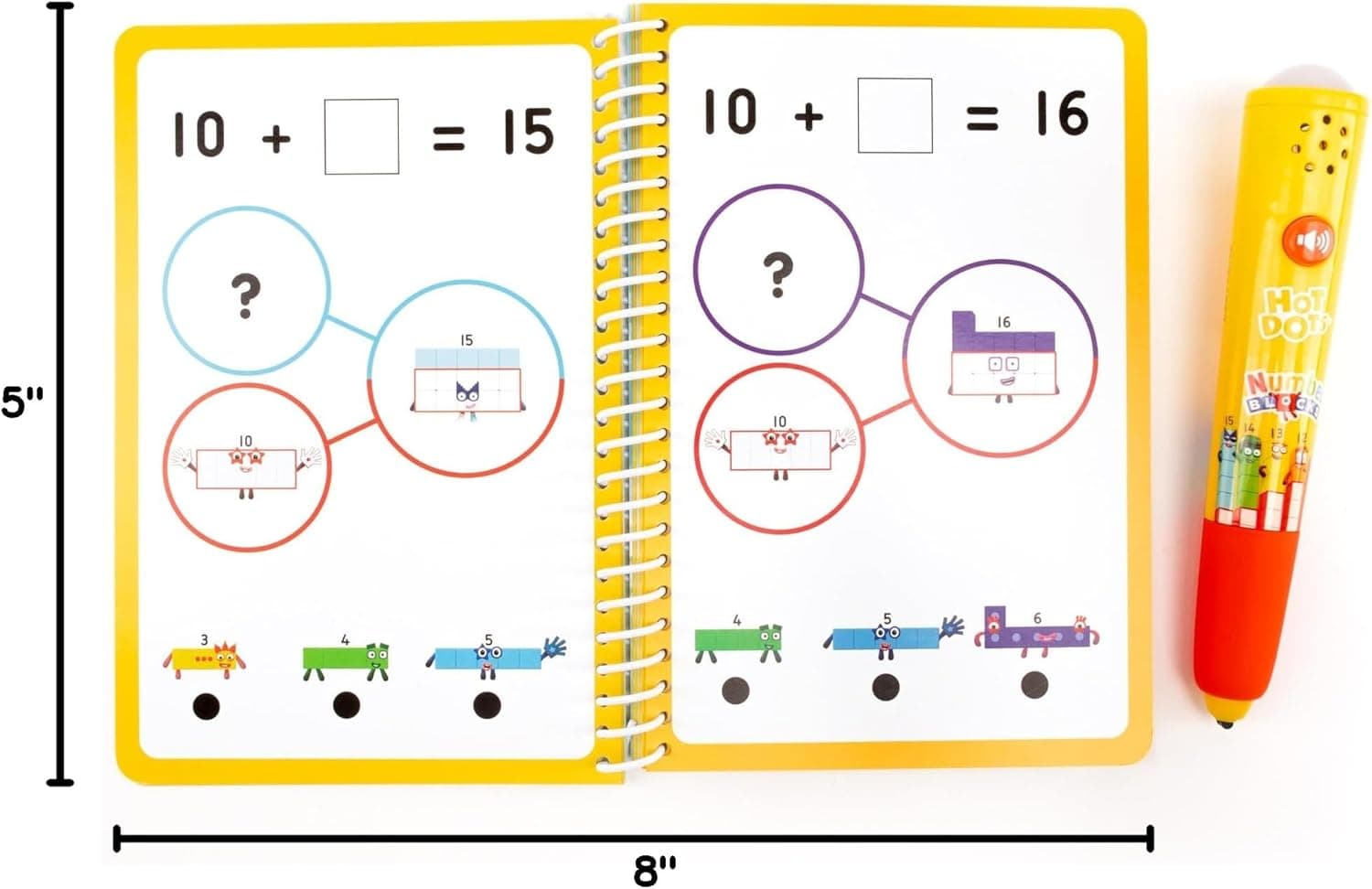 Numberblocks - Libro de trabajo números del 11 al 20 con bolígrafo interactivo miniatura 4