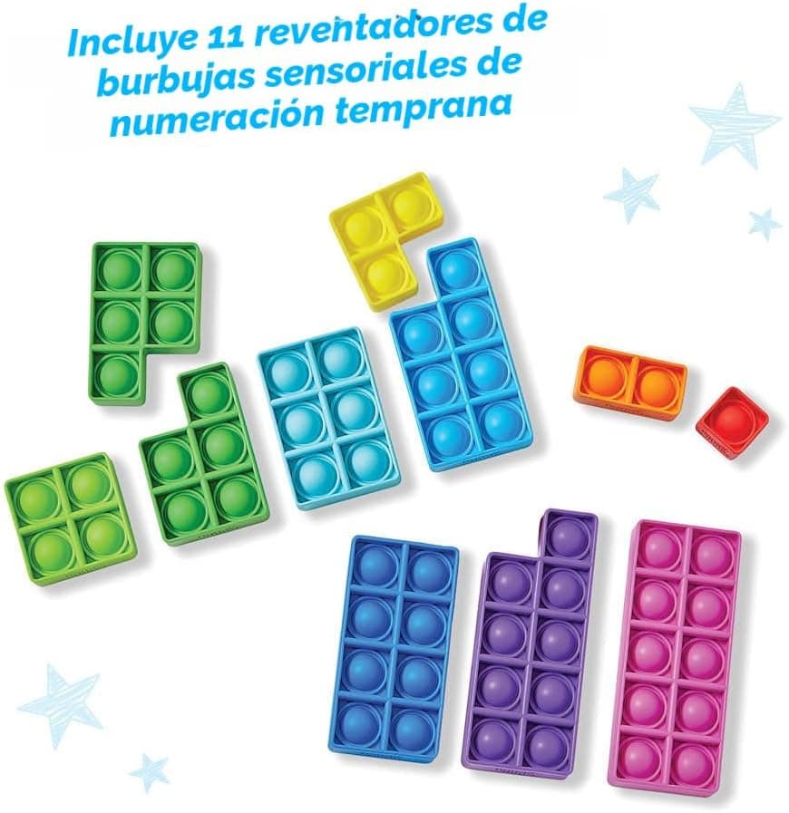 hand2mind Juguetes sensoriales de burbujas de numeración temprana para niños miniatura 4