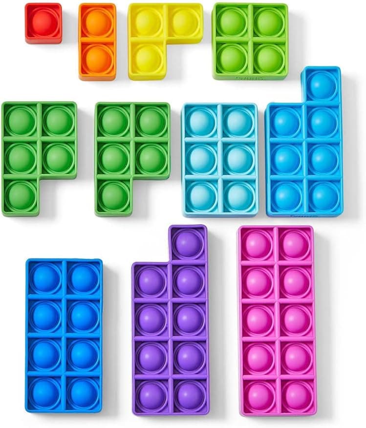 hand2mind Juguetes sensoriales de burbujas de numeración temprana para niños