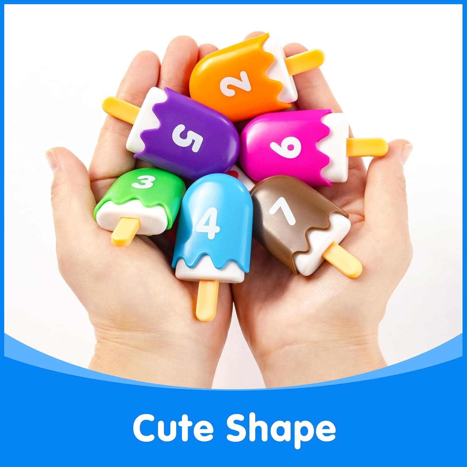 Mini Number Pops 1-10 – Divertidos juguetes de emparejamiento miniatura 3