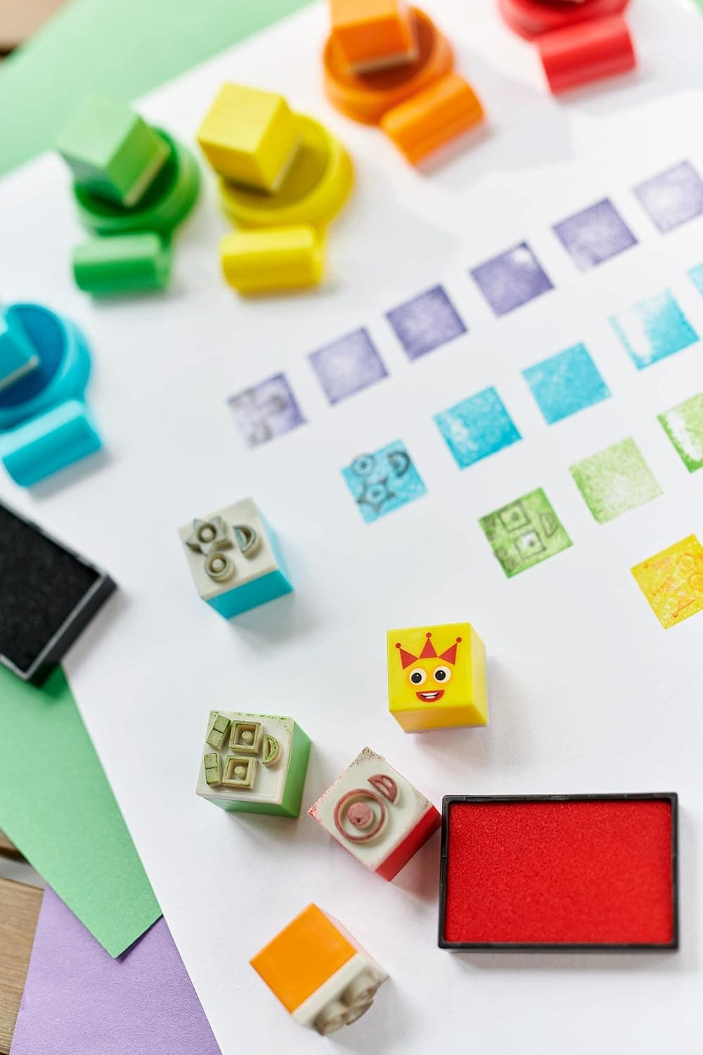 Numberblocks Stampoline Park Juego de Sellos, 20 Sellos, 12 Pastillas de Tinta Lavables, Juguetes Numéricos miniatura 5