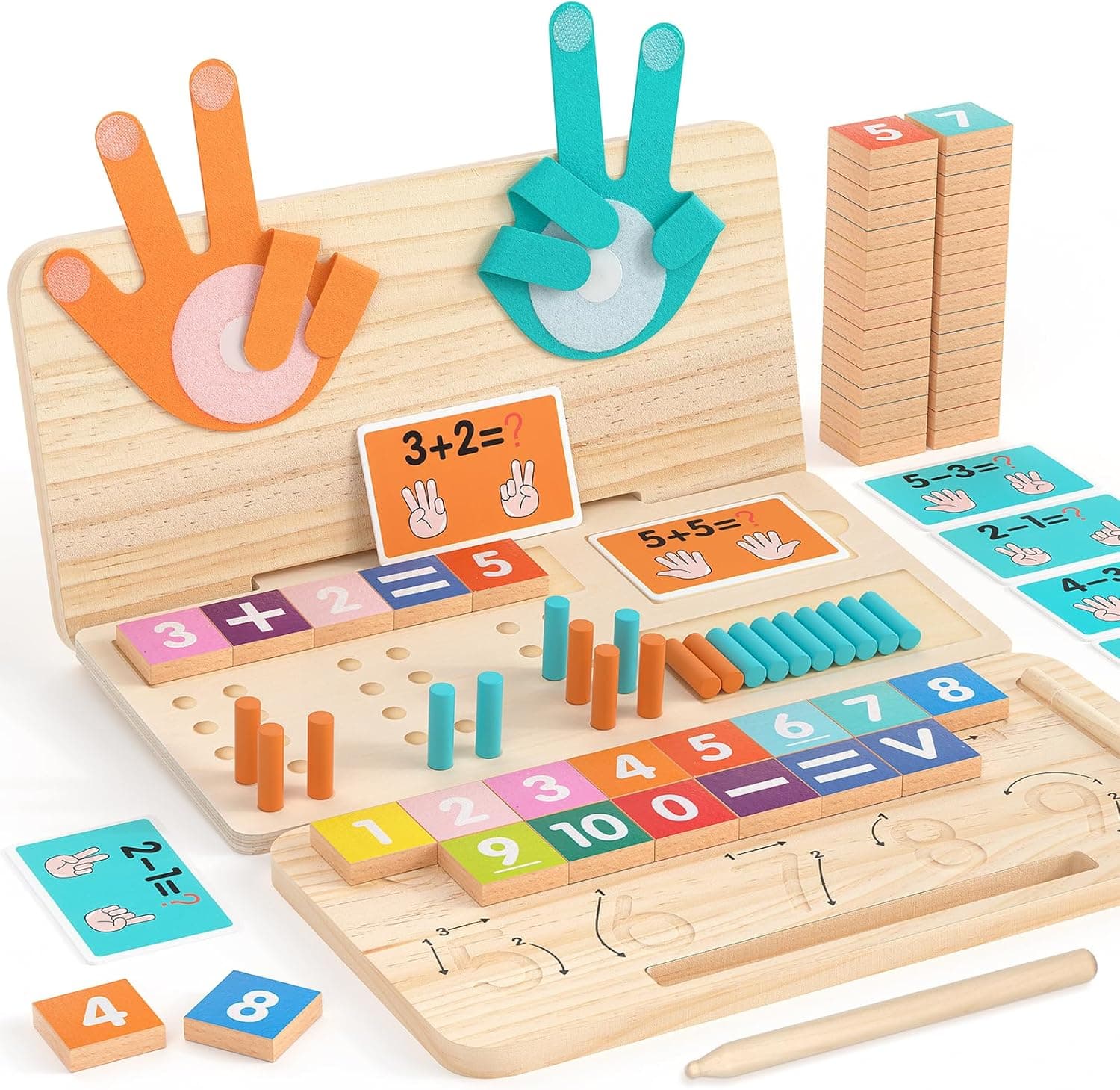 Montessori - Juguete de aprendizaje de matemáticas