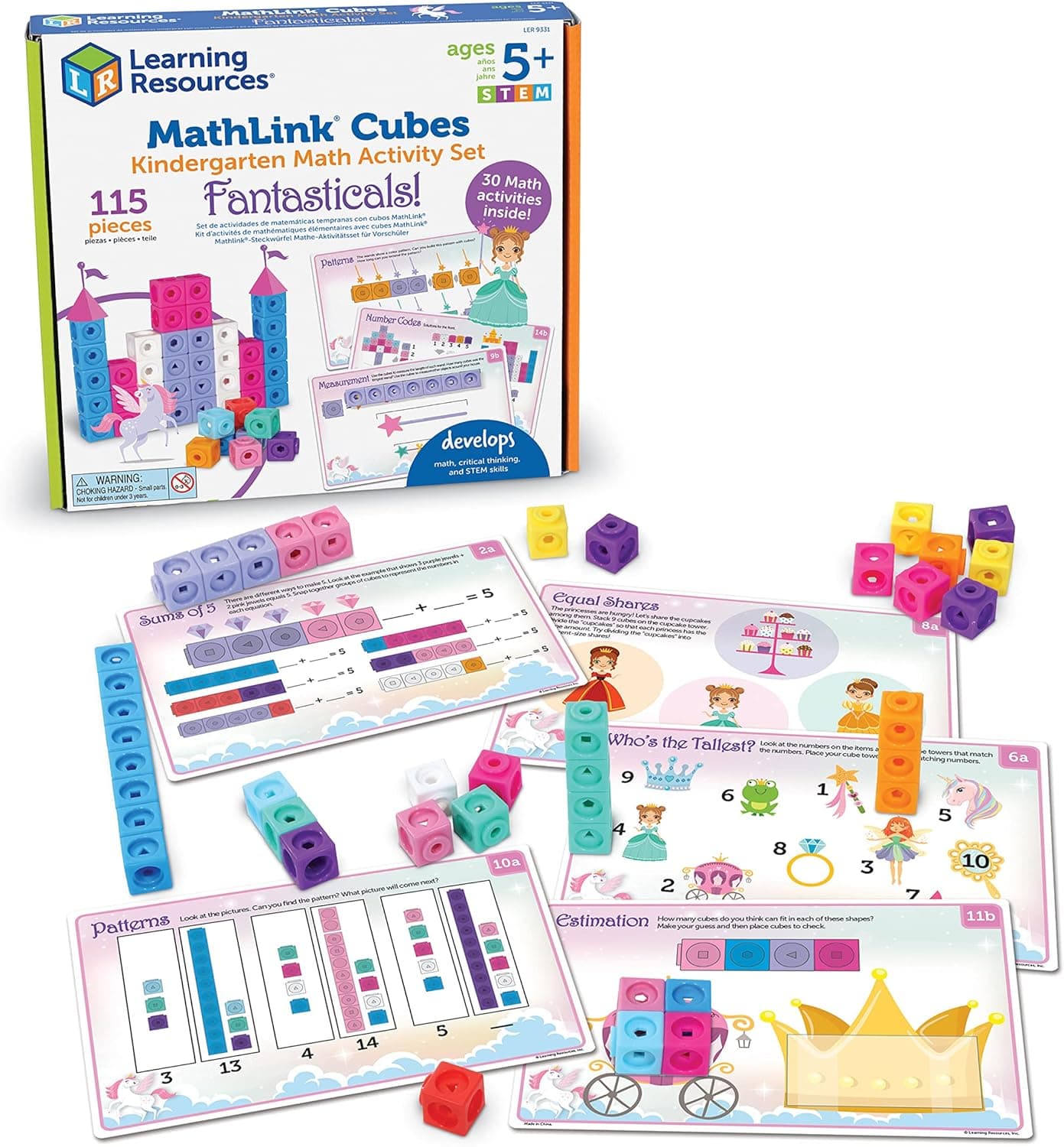 Learning Resources - Juego de actividades matemáticas Fantasticals