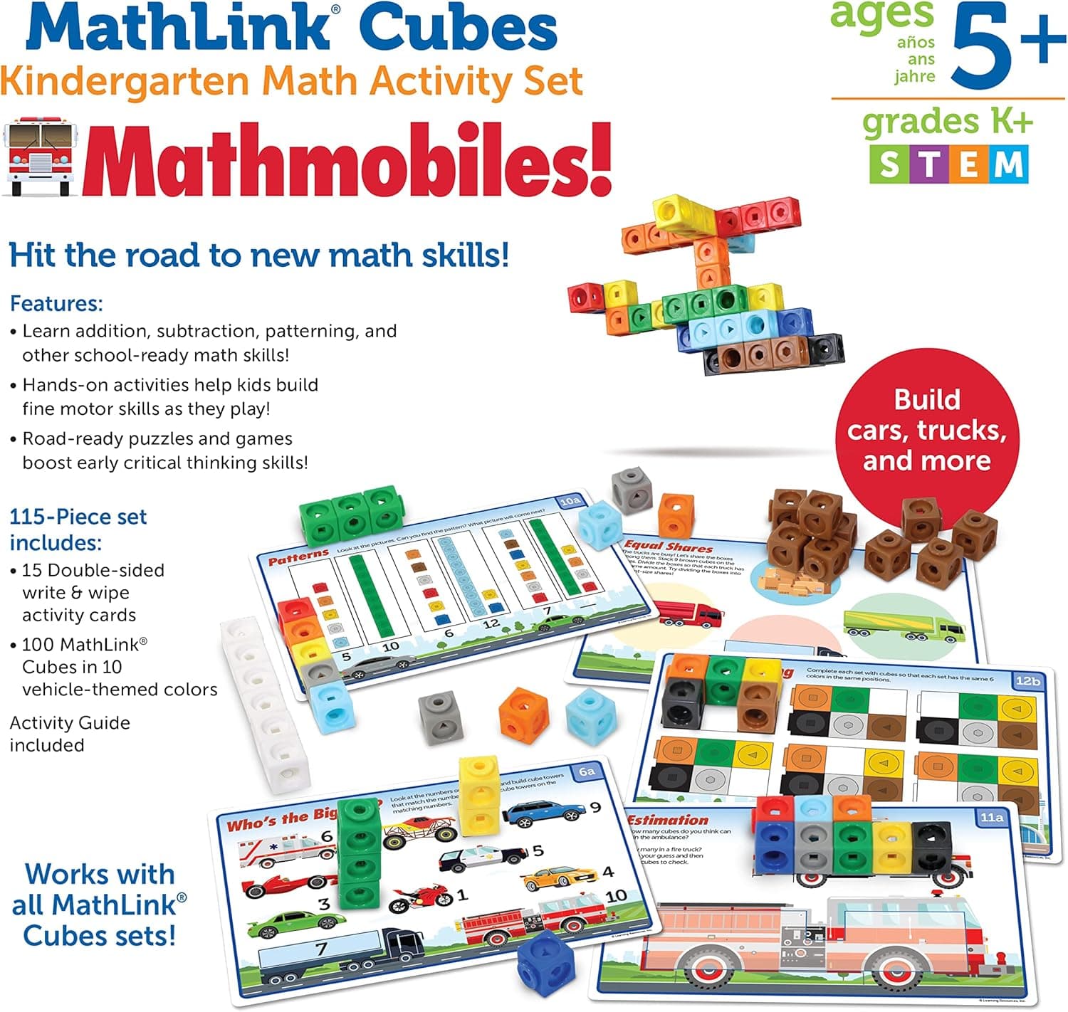 Learning Resources - Juego de actividades matemáticas Mathmobiles miniatura 4