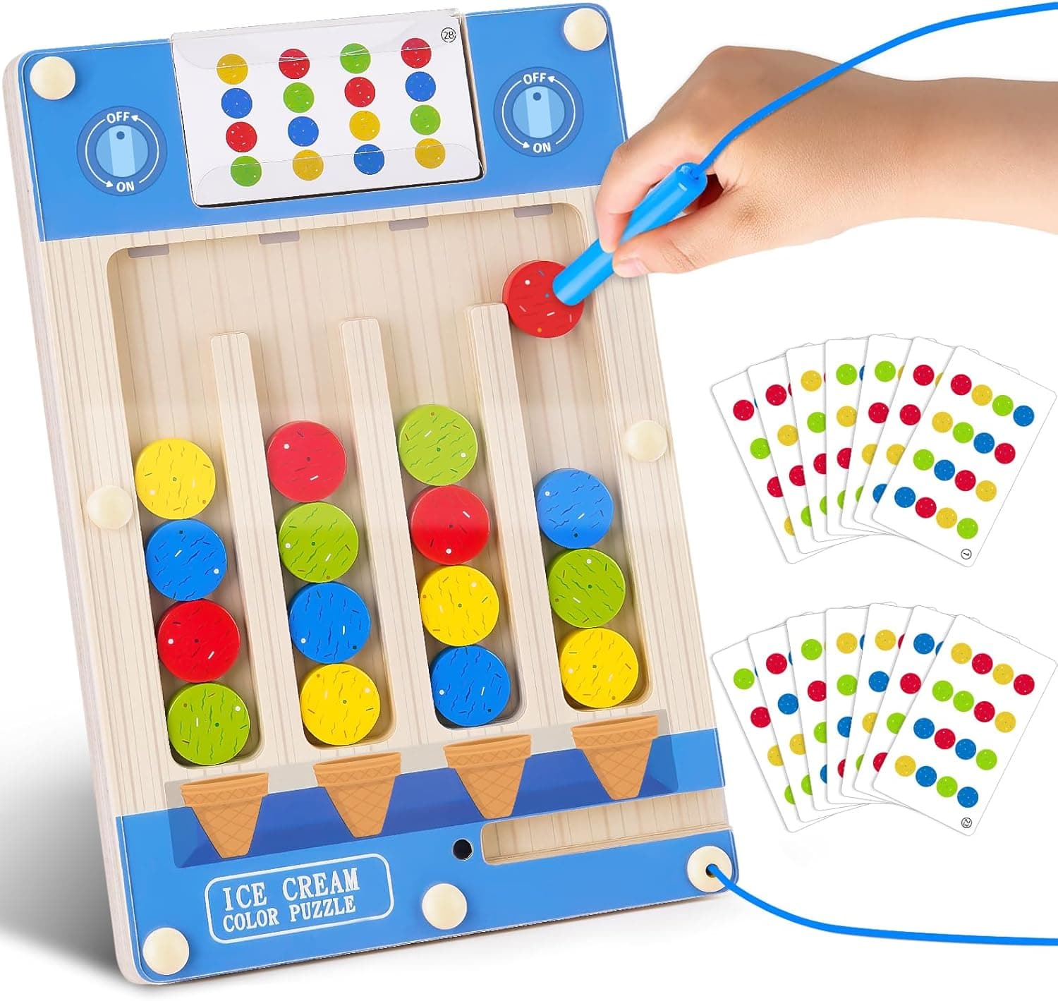 Juguetes Montessori de madera sensorial